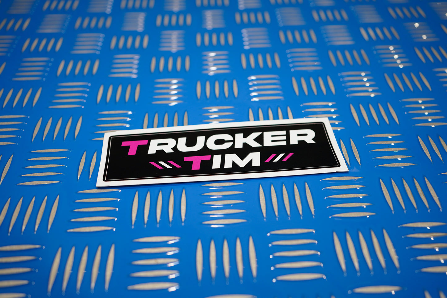 PINK TRUCKER TIM STICKER