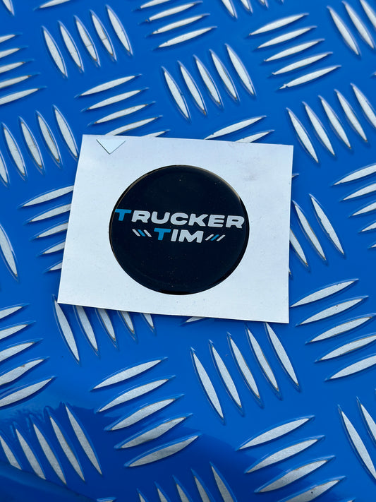 TRUCKER TIM GEL DOME STICKER