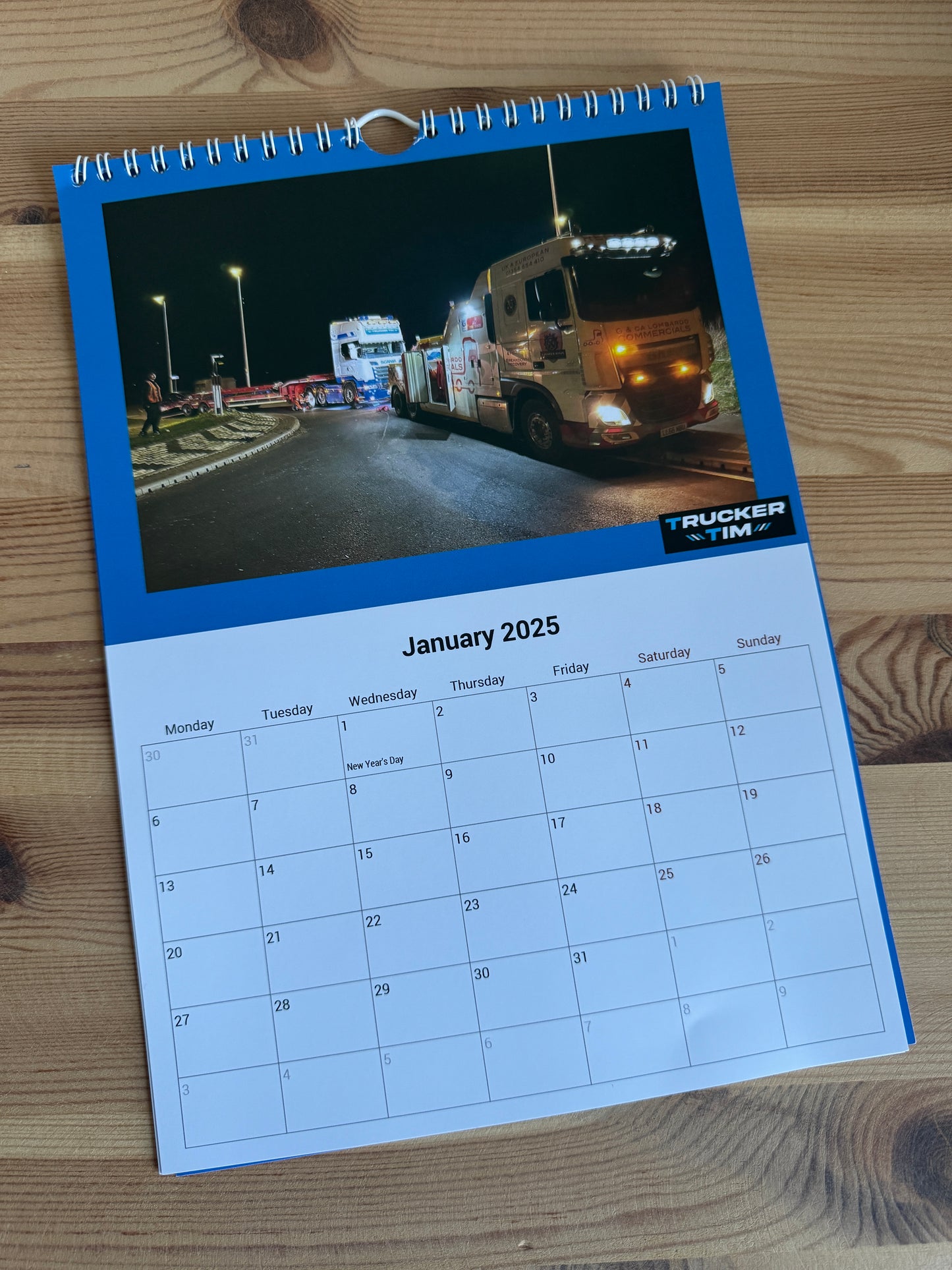 TRUCKER TIM 2025 CALENDAR Trucker Tim Merchandise