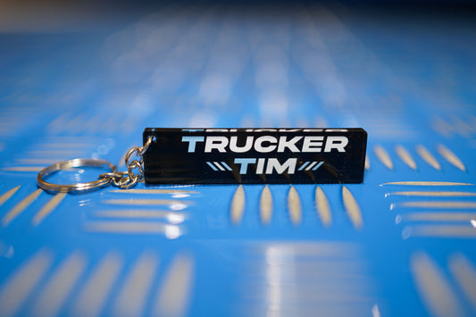 TRUCKER TIM KEYRING