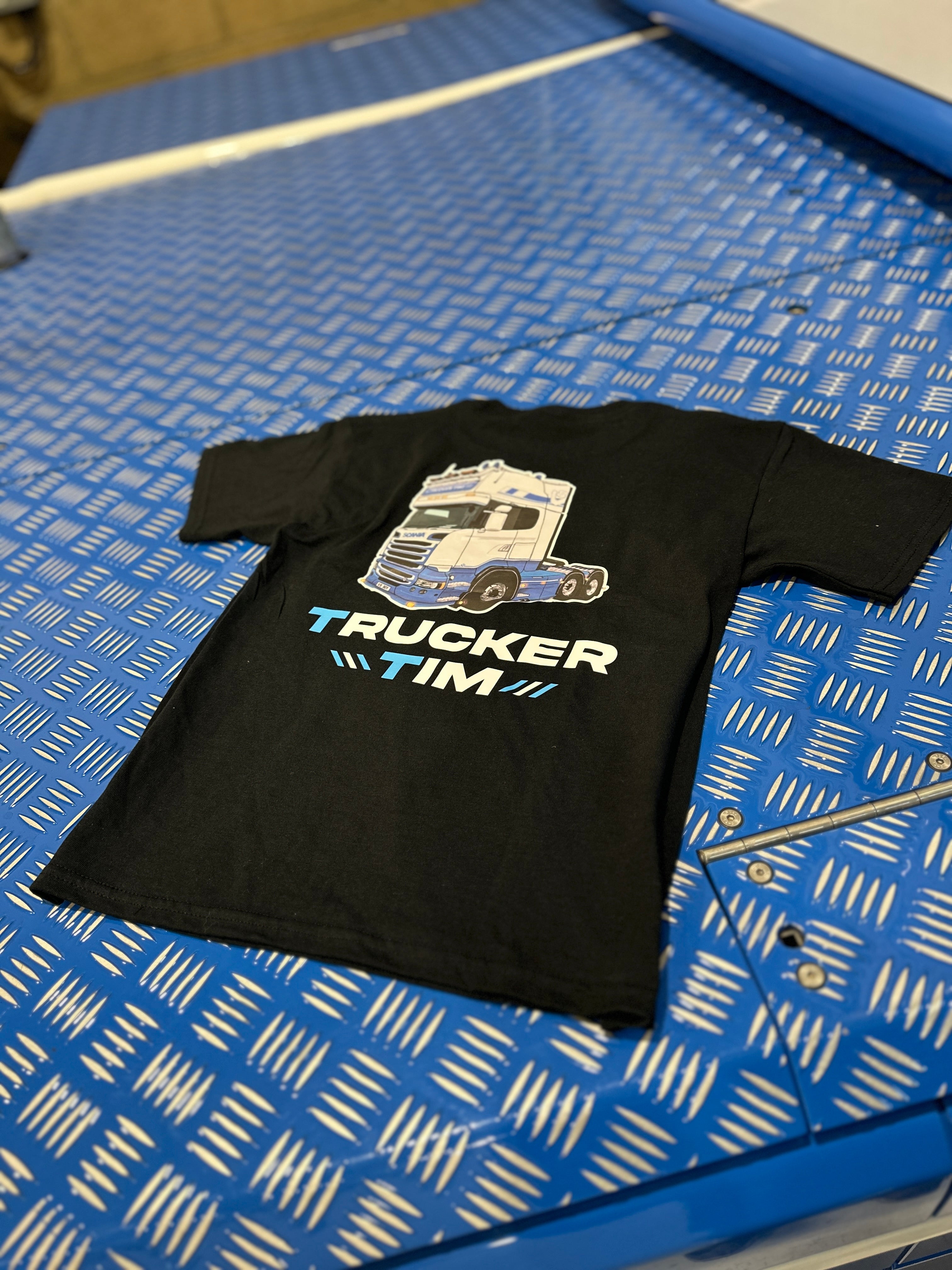 TRUCKER TIM BLACK T-SHIRT – Trucker Tim Merchandise