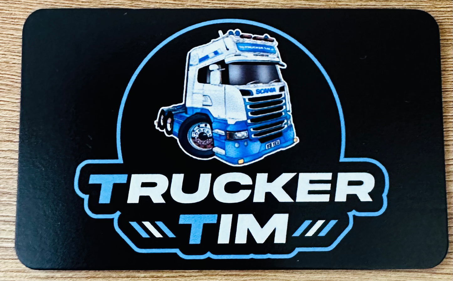 TRUCKER TIM FRIDGE MAGNET